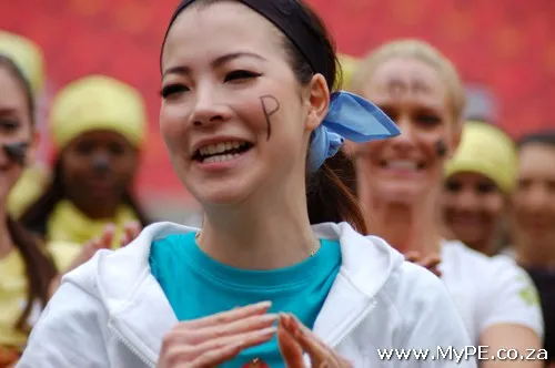 Hoa hậu Thể thao của Miss World 2009, đại diện Nhật Bản Eruza Sasaki.